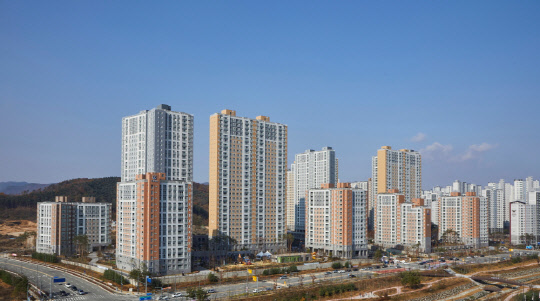 원주기업도시 반도건설 '유보라 아이비파크' 전경